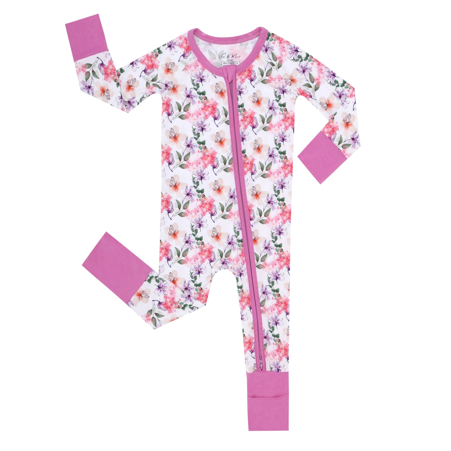 Convertible Baby Romper - Floral