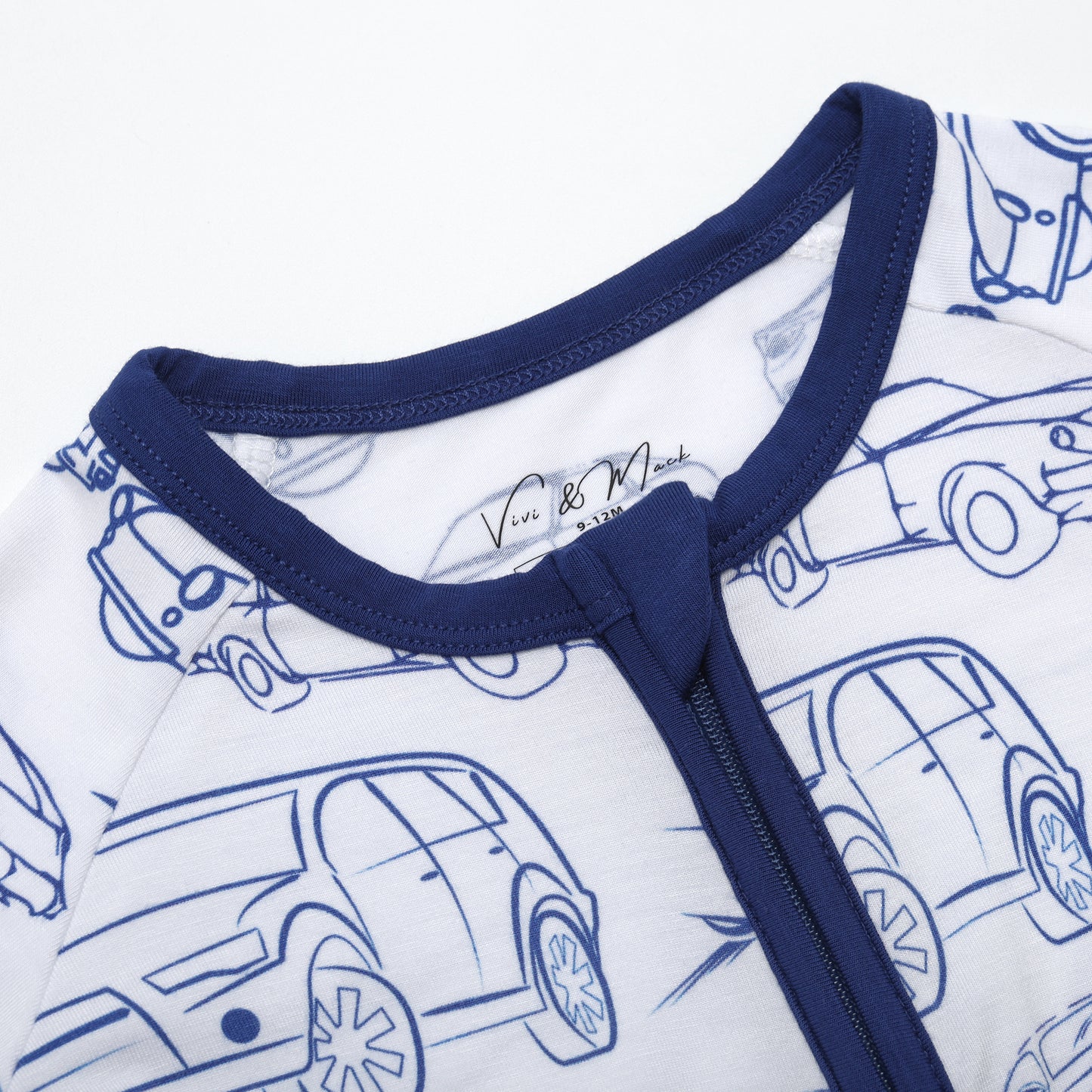 Convertible Baby Romper - Cars