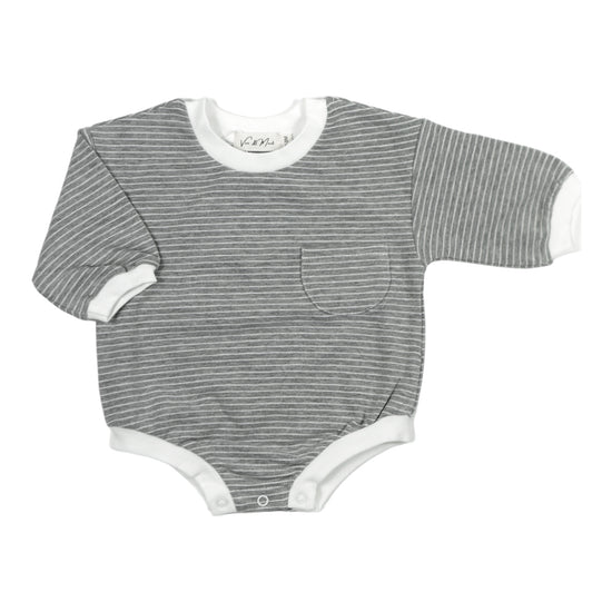 Organic Cotton - Bubble Romper (Gray)