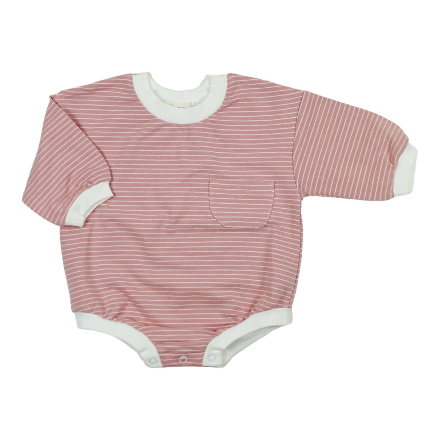 Organic Cotton - Bubble Romper (Pink)