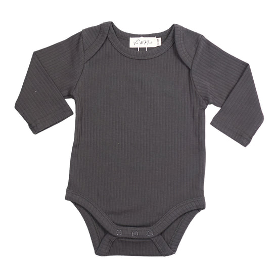 Organic Cotton - Long Sleeve Onesie (Shadow)