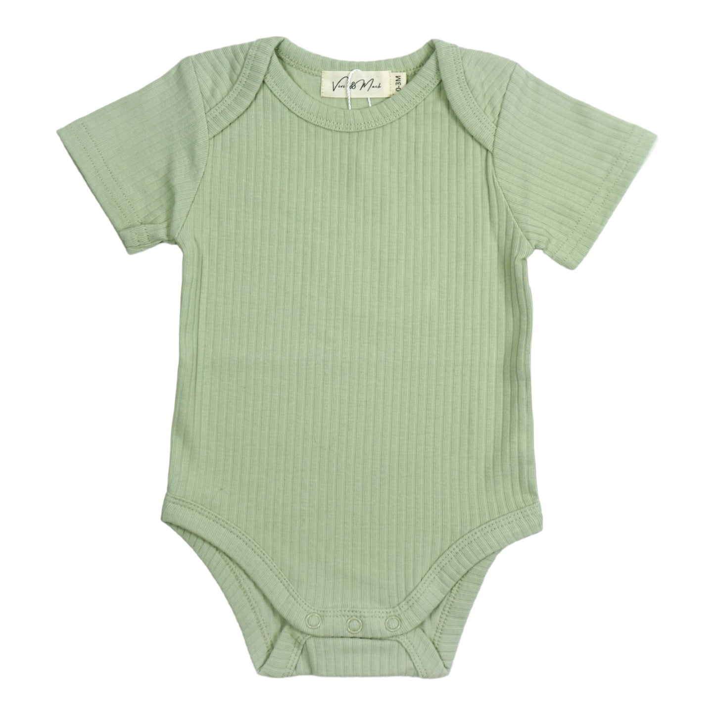 Organic Cotton - Short Sleeve Onesie (Green)